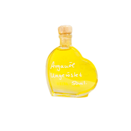 Arganöl in Mini-Herzflasche (50ml) ungeröstet